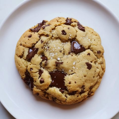Golden, melty chocolate chip cookies cooling on a wire rack, perfect for an after-dinner treat.