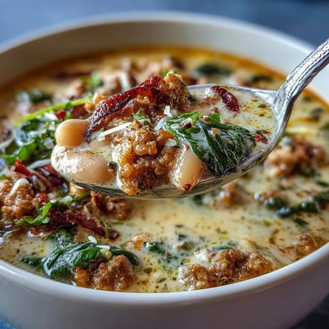 Creamy Tuscan White Bean Soup