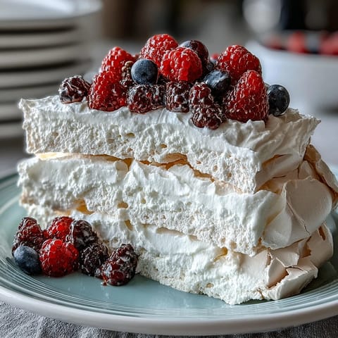 Mothers Day Pavlova Mixed Berries