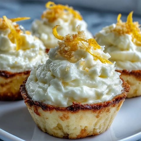 Lemon Mousse Shortbread Cups