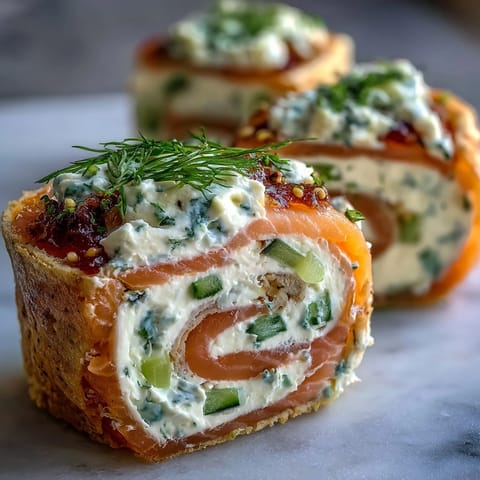 Smoked Salmon Cucumber Cream Cheese