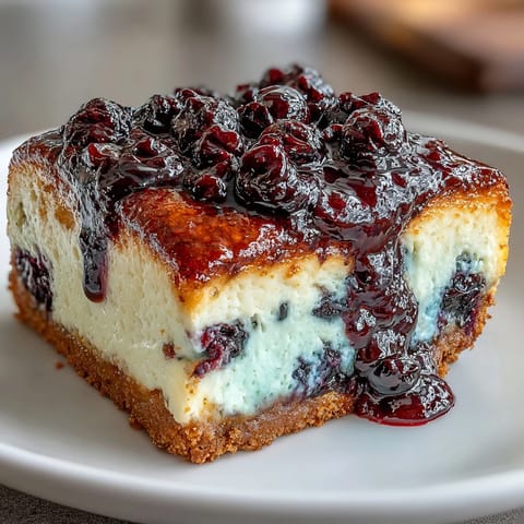 Blueberry Cinnamon Roll Bars
