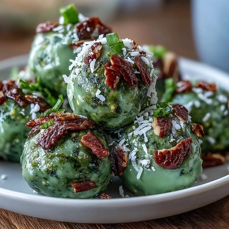 Creamy matcha coconut energy balls with oats, packed with flavor and ideal for meal prep or on-the-go snacking.