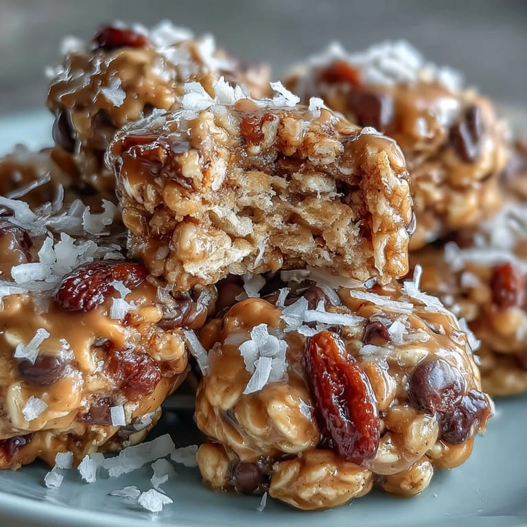 Easy no-bake oat bites made with peanut butter, honey, and flaxseed—perfect for quick, energizing on-the-go treats.