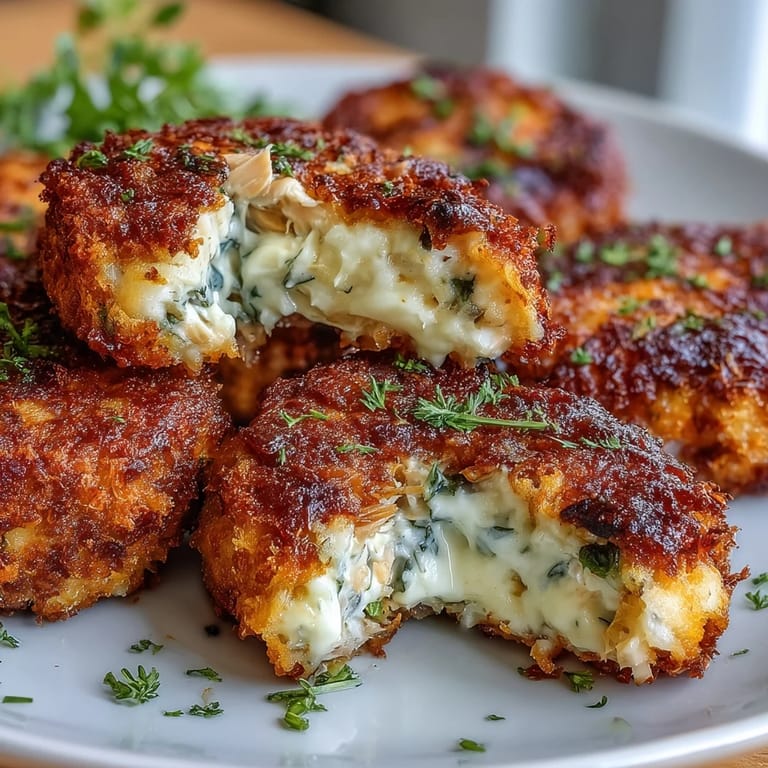 Deliciously crisp mackerel potato cakes, a savory main dish or appetizer.