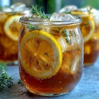 A pitcher of lavender honey lemonade with fresh lemon slices and lavender sprigs, perfect for a spring gathering.