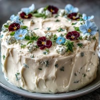 Graduation cake with edible flowers and gold leaf, perfect for celebrating academic achievements with elegance.
