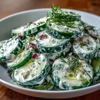 Creamy Cucumber Dill Salad